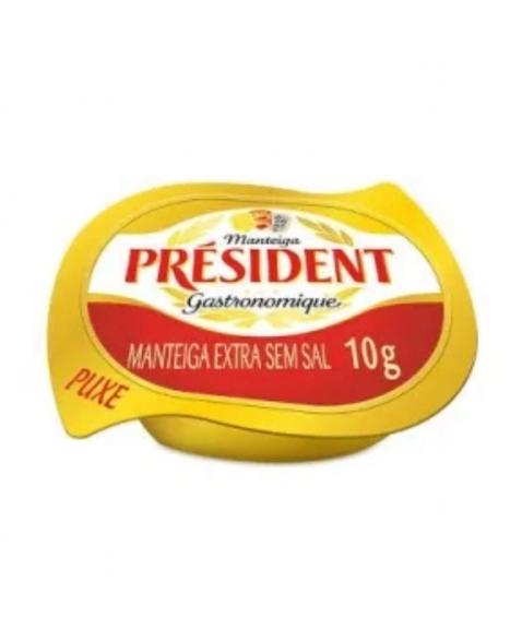 MANTEIGA S/SAL SACHET PRESIDENT 192X10G