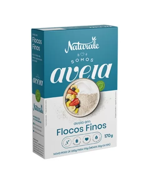 AVEIA EM FLOCOS FINOS NATURALE 200G