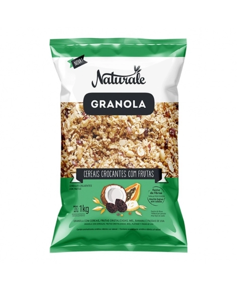 GRANOLA CEREAIS E FRUTAS NATURALE 1KG