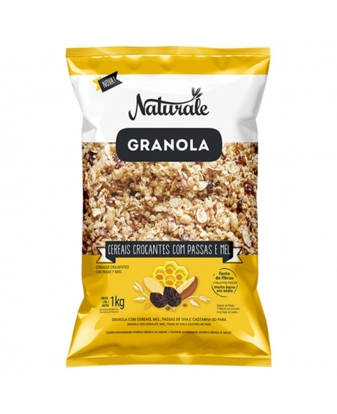 GRANOLA PASSAS E MEL NATURALE 1KG