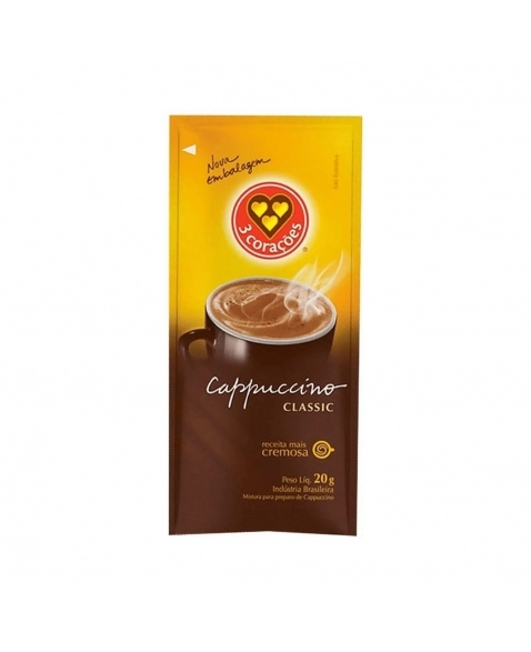 CAPPUCCINO CLASSICO 3CORACOES 10X20G