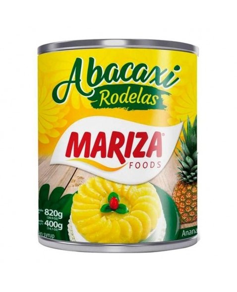 ABACAXI CALDA EM RODELAS MARIZA 400G