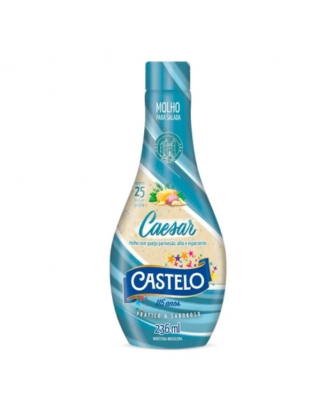 MOLHO SALADA CAESAR CASTELO 236ML