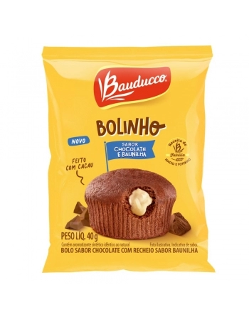 PB BOLINHO CHOCOLATE/BAUNILHA BAUDUCCO DP 16X40G