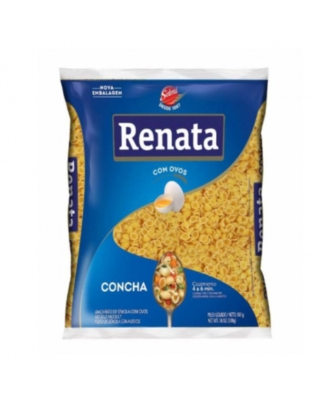 MACARRAO C/OVOS CONCHINHA RENATA 500G