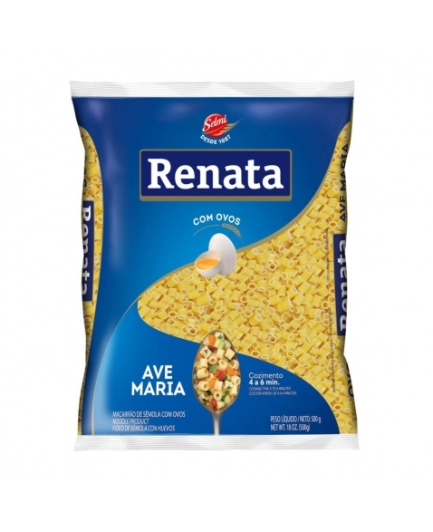 MACARRAO C/OVOS AVE MARIA RENATA 500G