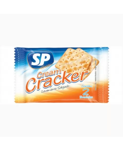 BISCOITO CREAM CRACKER SP 2X2 180UN