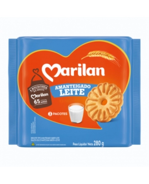 BISCOITO LEITE MARILAN 280G