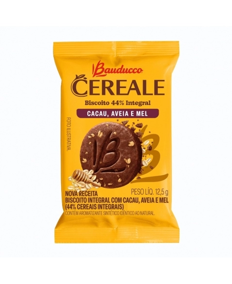 PB BISCOITO CEREALE CACAU CX 200 X 12,5 GR