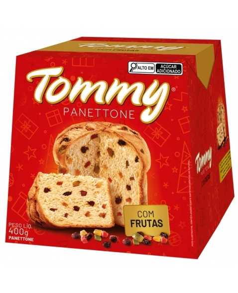 PANETTONE FRUTAS TOMMY 400G