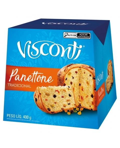 PANETTONE FRUTAS VISCONTI 400G