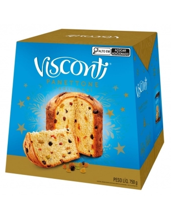 PANETTONE FRUTAS VISCONTI 750G