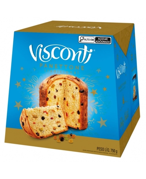 PANETTONE FRUTAS VISCONTI 750G