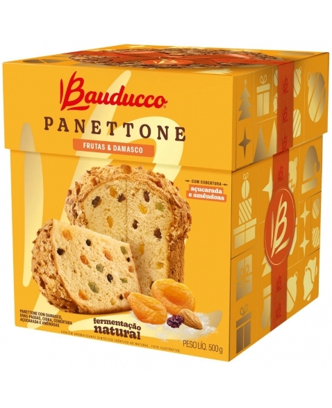 PANETTONE FRUTASDAMASCO BAUDUCCO 500G-2539