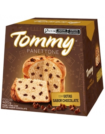 PANETTONE TOMMY GOTAS CHOCOLATE 400G