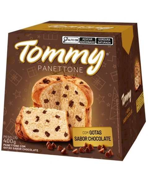 PANETTONE TOMMY GOTAS CHOCOLATE 400G