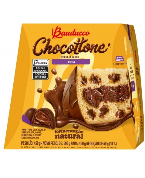 CHOCOTTONE TRUFA BAUDUCCO 500G-1738