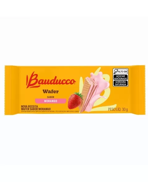 WAFER MORANGO BAUDUCCO 96X30G