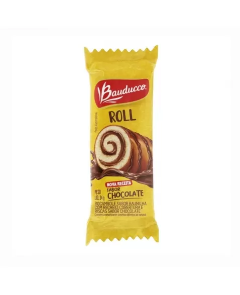 ROLL CAKE CHOCOLATE BAUDUCCO DP 15X34G