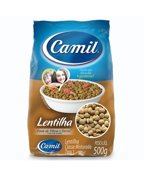 LENTILHA CAMIL 500G