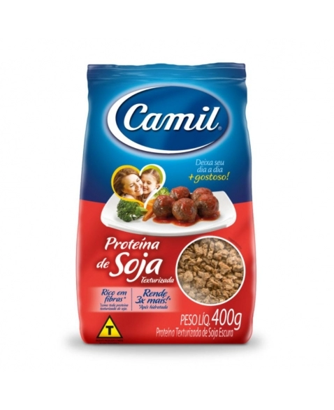 PROTEINA DE SOJA CARNE TEXTURIZADA CAMIL 400G