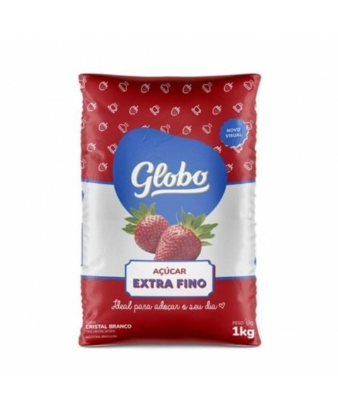 ACUCAR EXTRA FINO GLOBO 10X1KG