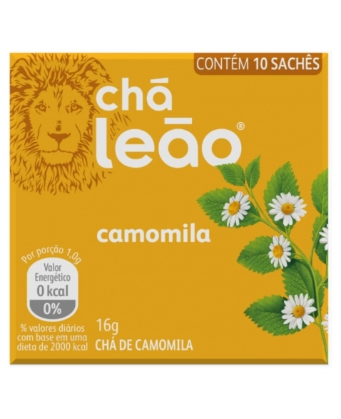 CHA CAMOMILA SAQUINHO LEAO 10UN