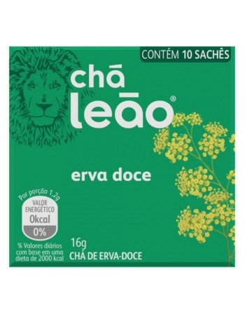 CHA ERVA DOCE SAQUINHO LEAO 10UN