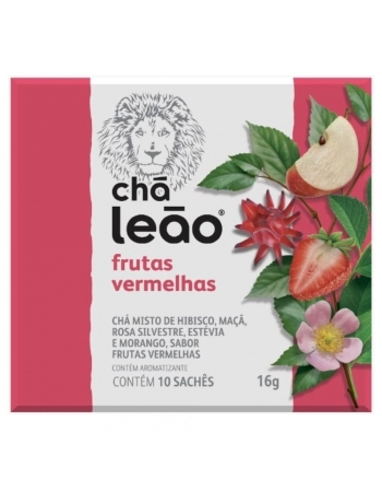 CHA FRUTAS VERMELHAS ENVELOPADO LEAO 10UN