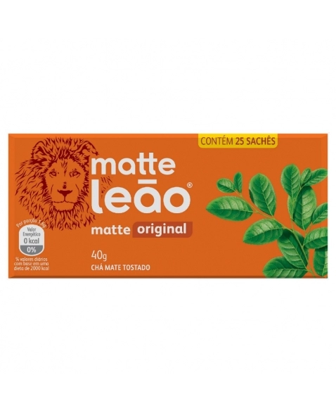 CHA MATE NATURAL SAQUINHO LEAO 25UN