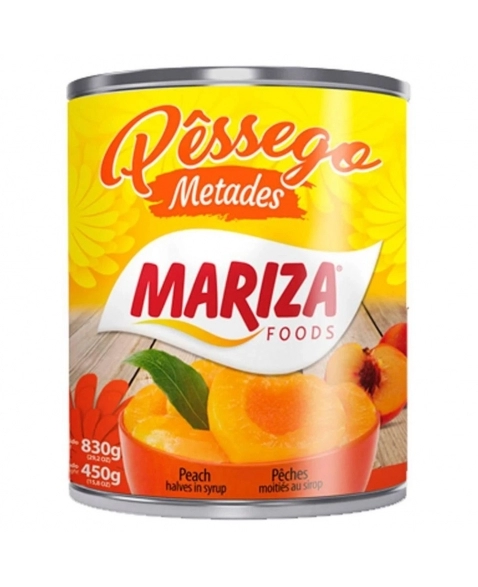 PESSEGO CALDA METADES MARIZA 450G