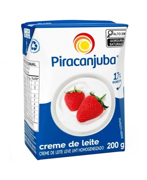 CREME DE LEITE PIRACANJUBA TP 200G