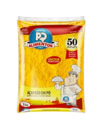 AÇAFRÃO EM PÓ PQ 1 KG