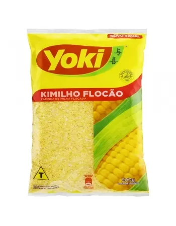 FARINHA DE MILHO FLOCADA KIMILHO FLOCAO YOKI 500G