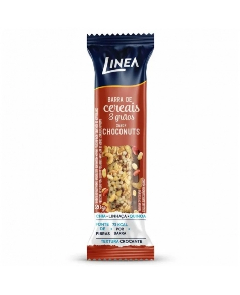 BARRA CER CASTANHAS C/ CHOC DIET LINEA DP 12X20G