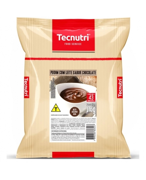 PUDIM C/LEITE CHOCOLATE TECNUTRI 1KG