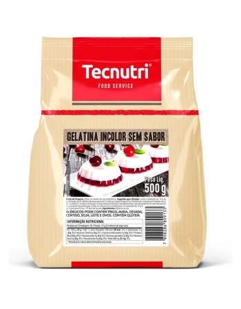 GELATINA SEM SABOR TECNUTRI 500G