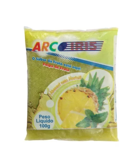 POLPA DE ABACAXI COM HORTELA 10X100G