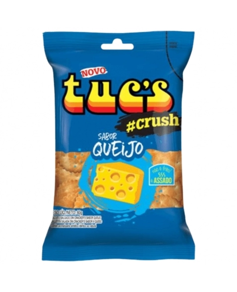 BISCOITO TUCS CRACKER CRUSH QUEIJO 48X50G