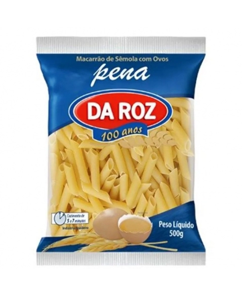 MACARRAO C/OVOS PENA MASSAS DA ROZ 500G