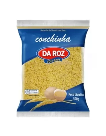 MACARRAO C/OVOS CONCHINHA MASSAS DA ROZ 500G