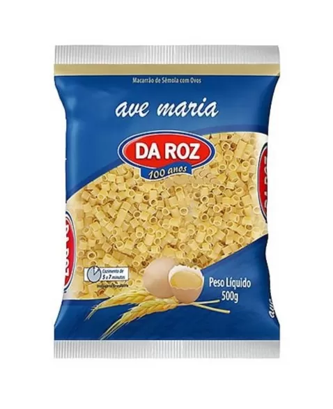 MACARRAO C/OVOS AVE MARIA MASSAS DA ROZ 500G