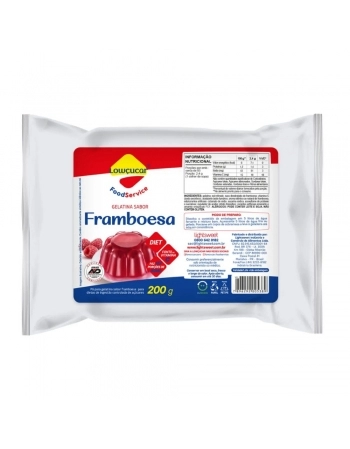 GELATINA DIET FRAMBOESA LOWCUCAR 200G