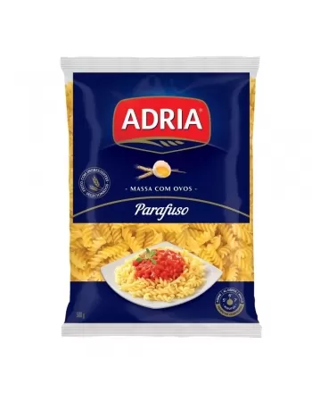 MACARRAO C/OVOS PARAFUSO ADRIA 500G