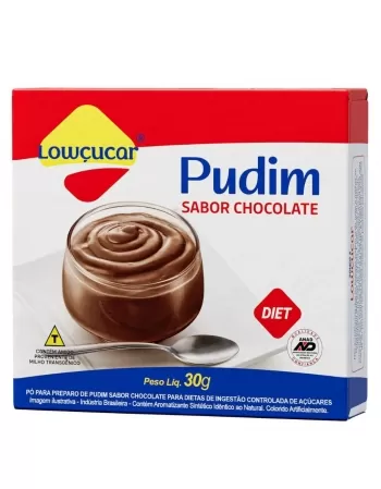 PUDIM DIET CHOCOLATE LOWCUCAR 30G