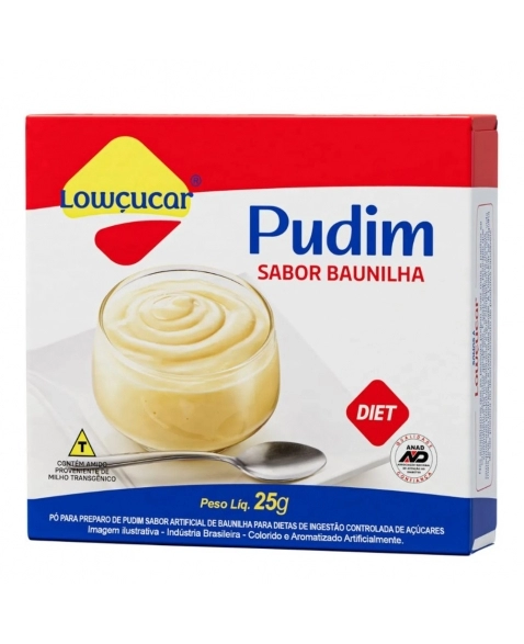 PUDIM DIET BAUNILHA LOWCUCAR 25G