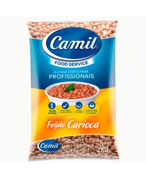 FEIJAO CARIOCA T1 FS CAMIL 2KG