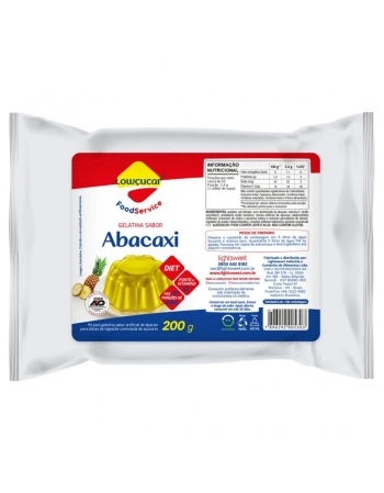 GELATINA DIET ABACAXI LOWCUCAR 200G