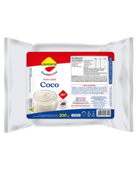 PUDIM DIET COCO LOWCUCAR 200G