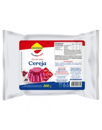 GELATINA DIET CEREJA LOWCUCAR 200G